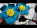 Try this beautiful flowers/wallputty craft ideas/ putty work/Claycrafts