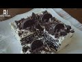 Oreo Icebox cake : : No oven simple recipe cake made with only 3 ingredients :: Eng Sub