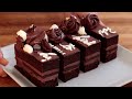 (Subtitle) Awesome homemade chocolate cake assembly video