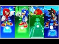 Sonic Prime: Knuckles 🆚 Sonic 🆚 Tails Nine 🆚 Shadow the Hedgehog 🎶 Tiles Hop EDM Rush