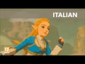Princess Zelda crying in 7 different languages