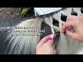 Horse Braiding Tutorial - Diamond Braid  a Mane