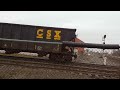 Five Locomotives Pulling a CSX Coal Train