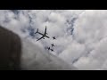 Swissair and patrouille de Suisse flyby