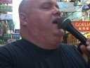 Oct 19 Sunday With Pastor Ken Harley in Mongkok on the street...interceding in song for people