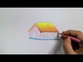 How to Draw a House for Beginners | Step-by-Step Tutorial