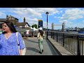 4K London Walking Tour: Monument Street & Tower Millennium Pier