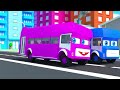 EIEIO | Old MacDonald Had A School | Colorful Buses Song | Nursery Rhymes for Kids & Babies Song