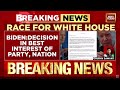 US Election News LIVE: Biden Endorses VP Kamala Harris As Next President Face | India Today LIVE