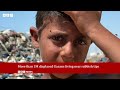 Gazans living alongside rotting rubbish and rodents | BBC News