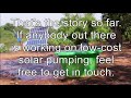 Low Cost Solar Pumping System