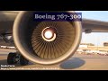 Big Aircraft Engines Starting Up