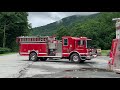 [Station Siren] East branch volunteer fire district going on a response in Upstate New York.