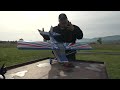 EFlite Decathlon RJG 1.2m RC plane BNF Basic with AS3X and SAFE Select MAIDEN FLIGHT