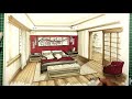 Drawing a bedroom / Interior design perspective