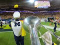 Michigan Marching Band Orange Bowl 2021 Pregame Run