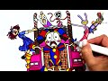 THE AMAZING DIGITAL CIRCUS 2 Coloring Pages / Color Characters from Episode 2 Candy Carrier Chaos