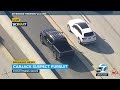 Police chasing carjacking suspect on 91 Freeway near Corona area