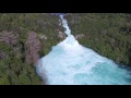 Huka Falls New Zealand by drone