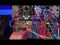 Flashback //  Playing with the Modular // Eurorack // Not sure what to do with the cables ;)