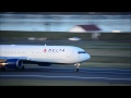 Delta Air Lines 767-300 N176DZ takeoff at PDX
