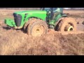 Tractors stuck in the mud!