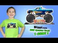 Monster Trucks for Children with Blippi | The Monster Truck Song