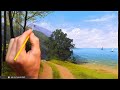 Аcrylic Landscape Painting - Warm September / Satisfying Art / Easy Drawing For Beginners / Акрил