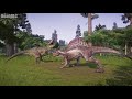 Spinosaurus VS T-Rex Jurassic Park 3 Fight - Jurassic World Evolution