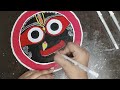 Jagannath art / Patachitra/ Easy and beautiful lord Jagannath wall art / clay art