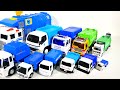 ごみ収集車のミニカーを開封してみよう！ Unbox Various of Garbage Truck Model