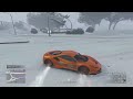 Time trial  in the snow