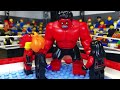 Hulk vs Red Hulk 💥 lego Superhero 🔴 Lego Stop Motion Animation