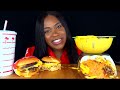 IN N OUT MUKBANG | CHEESE BURGER | ANIMAL STYLE FRIES EXTRA CHEESE  먹방 꿀벌 | ASMR EATING | ASMR FOOD