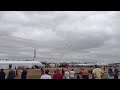 RAF Red Arrows and BA A380 Flyby RIAT 2014