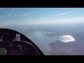 Descending over Gariep Dam 2012