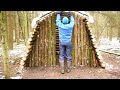 LOG CABIN from START to FINISH | 16 days BUSHCRAFT | 35 minutes of highlights in SHORTS video format