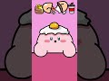 Kirby Emoticon MUKBANG  #animation #eatingshow #shots