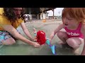 BARBiE BEACH DAY with Adley!!  Dream Dolphin Buried in the Sand! family pretend play inside water!