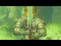 Link pulls the Master Sword - BREATH OF THE WILD