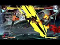 Guilty Gear Xrd REV2 - Sol DI Combo - killing Chipp with only 25% RISC gauge