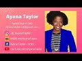 New Commercial Reel - Ayana Taylor