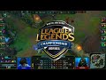 Cloud 9 vs CLG Game 1 | Finals NA LCS Regional Qualifier for S7 Worlds 2017 | C9 vs CLG G1