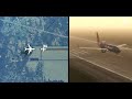 Terrifying Moments as FOUR Jets Nearly Collide on the Same RUNWAY (With Real Audio)