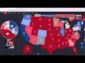 KAMALA HARRIS VS DONALD TRUMP 2024 PRESIDENTIAL ELECTION PREDICTION MAP PROJECTION