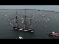 USS Constitution Sets Sail in Boston Harbor - 