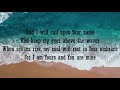 OCEANS by Hillsong United (piano instrumental with lyrics)