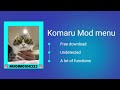 GTA 5 MOD MENU PC | KOMARU ONLINE MOD MENU | DOWNLOAD FREE | 2021