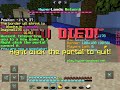 Minecraft Hyperlands UHCMeetup, but I fought a pvp god (at least I think he is)