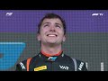 Formula 2: Enzo Fittipaldi Jeddah win (Brazilian National Anthem)